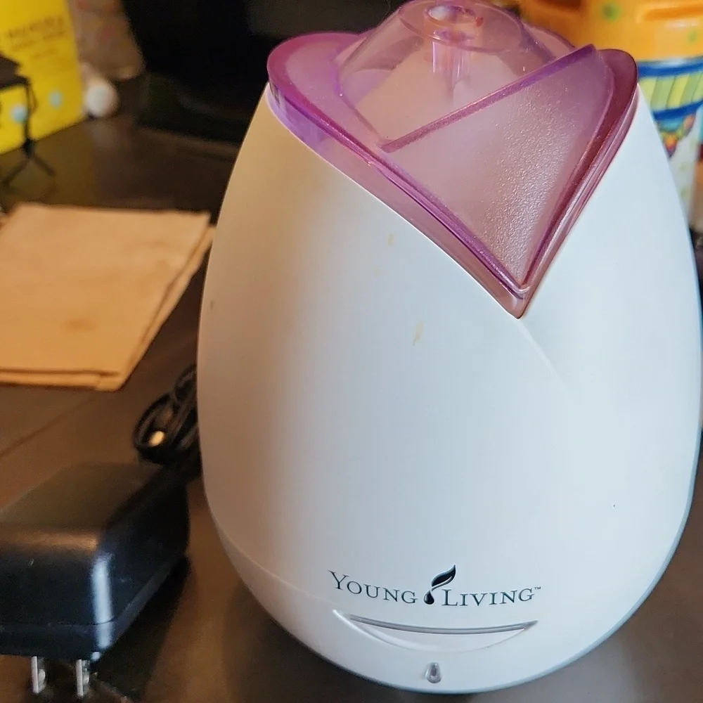 Young Living Purple Tulip Ultrasonic Home Aroma Essential Oils Diffuser